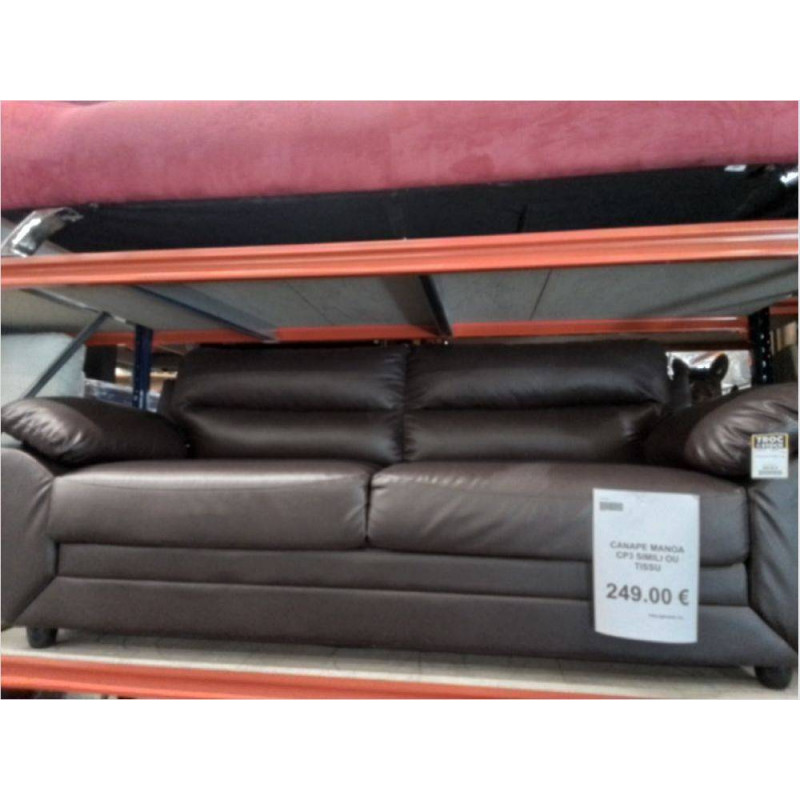 CANAPE MANOA CP3 SIMILI OU TISSU