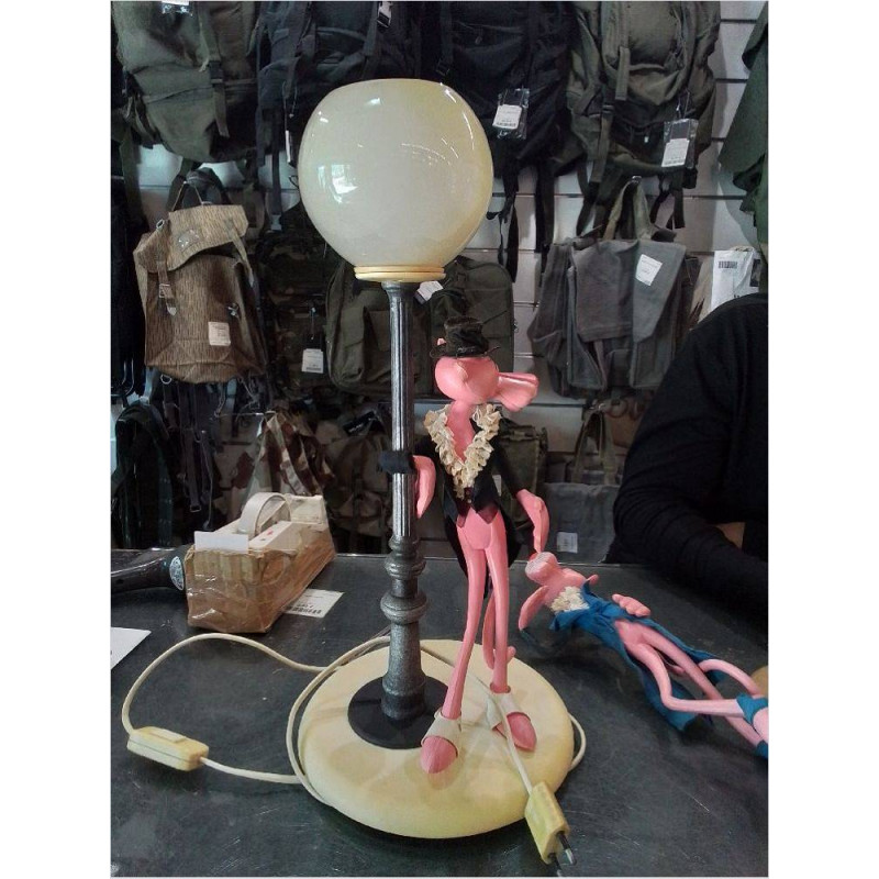 LAMPE VINTAGE AVEC PERSONNAGE EN +