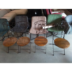 LOT 4 CHAISES COCKTAIL...