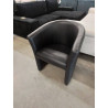 FAUTEUIL PVC NOIR