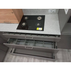 CUISINE D ANGLE RETOUR ILOT CUISINELLA SANS ELECTRO