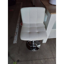 TABOURET DE BAR PVC BLC