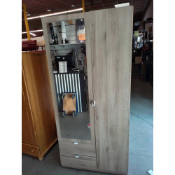 ARMOIRE 2 PORTES 2 TIROIRS...