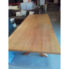 TABLE DE FERME PLACAGE CHENE