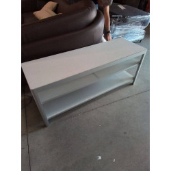 TABLE TV PLATEAU VERRE 