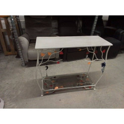CONSOLE FER BLANCHE