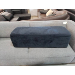 BANC VELOUR BLEU