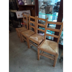 LOT DE 4 CHAISES 
