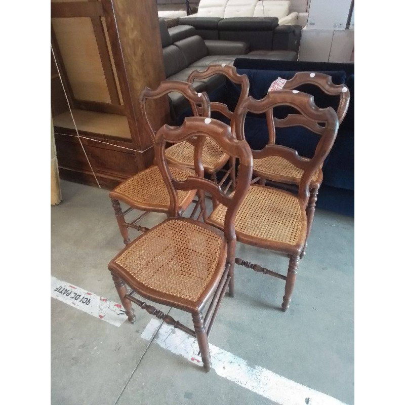 LOT DE 4 CHAISES 