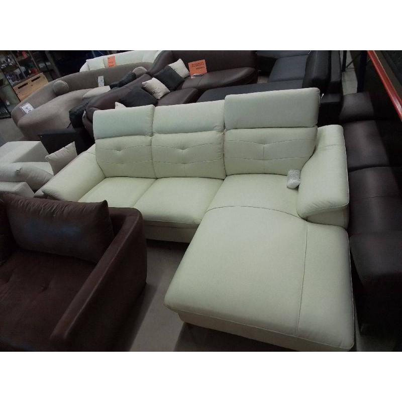 CANAPE D\'ANGLE LISMORE RELAX ELEC CUIR BUFFLE