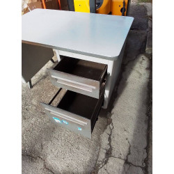 BUREAU METAL 1 CAISSON 2 TRS VINTAGE 