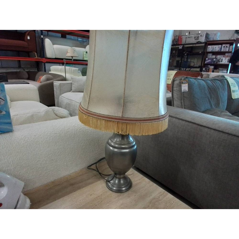 LAMPE PIED ÉTAIN 