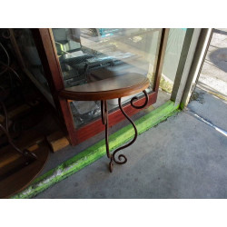 CONSOLE MURALE DEMI LUNE...