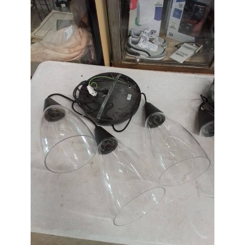 PLAFONNIER 3 VERRES DESIGN