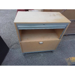 MEUBLE A RIDEAUX 1 TIROIRS...