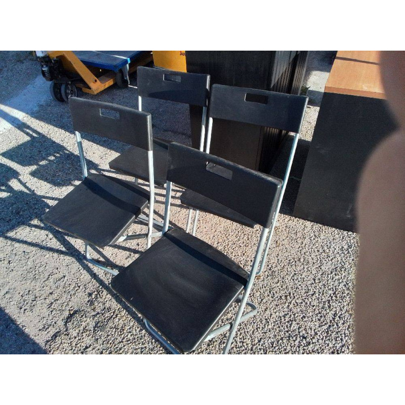 CHAISES PVC FER LES 4