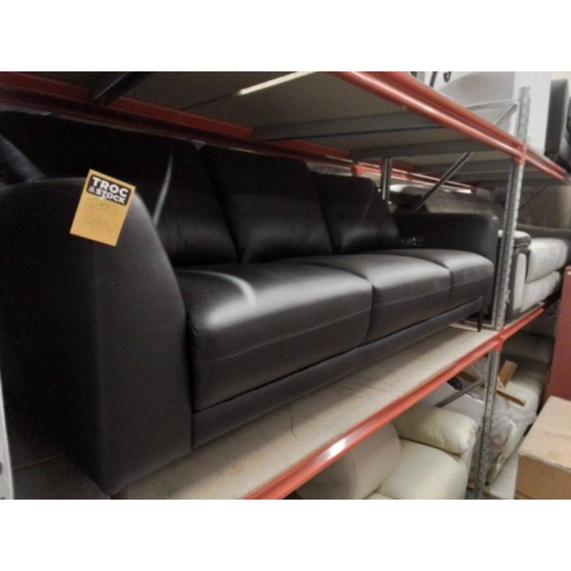 CANAPE JOPLIN CUIR 3 PLACES 