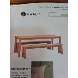 TABLE 200X78 CAMIF ELOISE