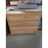 COMMODE ALDO TECK 6 TIROIRS 