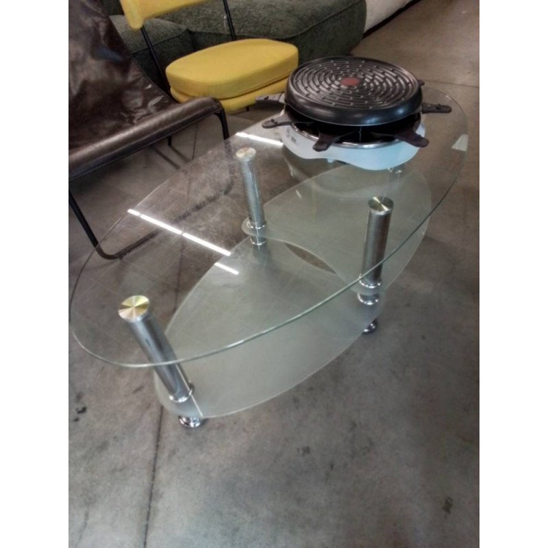 TABLE BASSE VERRES 