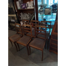 LOT DE 6 CHAISE 