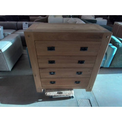 COMMODE 4 TIROIRS CHENE 