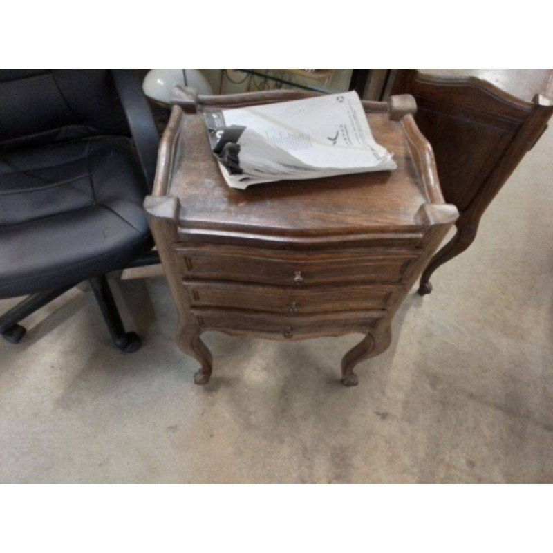 MEUBLE D’APPOINT BOIS 3 TIROIRS 