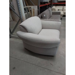 FAUTEUIL TISSU BEIGE BODURA