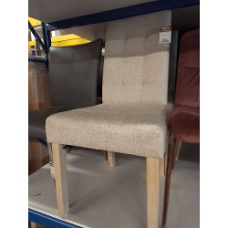 LOT DE 2 CHAISES VILLOSA TISSU 