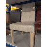 LOT DE 2 CHAISES VILLOSA TISSU 