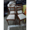 LOT DE 4 CHAISES 
