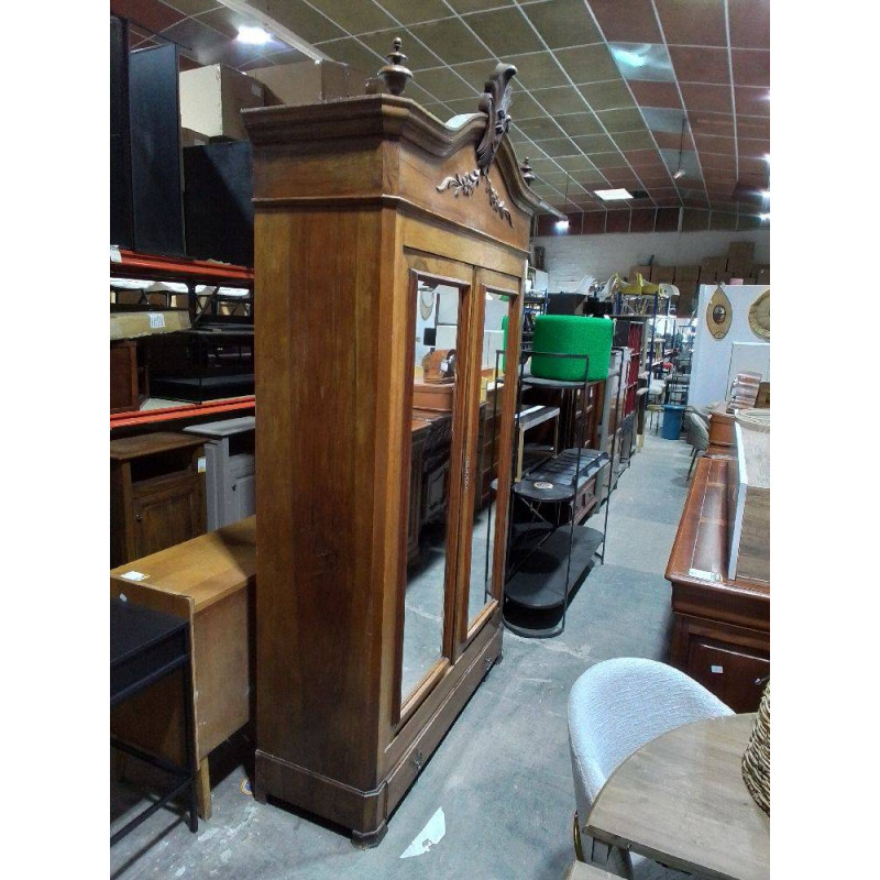 ARMOIRE ANCIENNE 2 PORTES BOIS