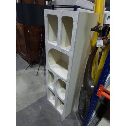 MEUBLE ETAGERES A MOTIFS 