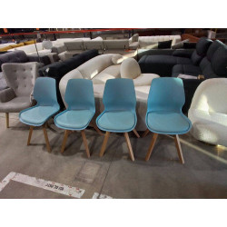 LOT DE 4 CHAISES COCKTAIL...