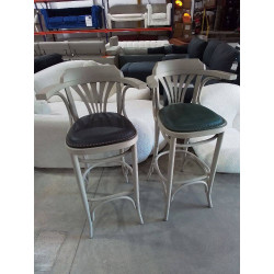PAIRE DE TABOURETS DE BAR