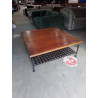 TABLE BASSE PLATEAU BOIS 