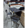 TABLE ET 2 CHAISES