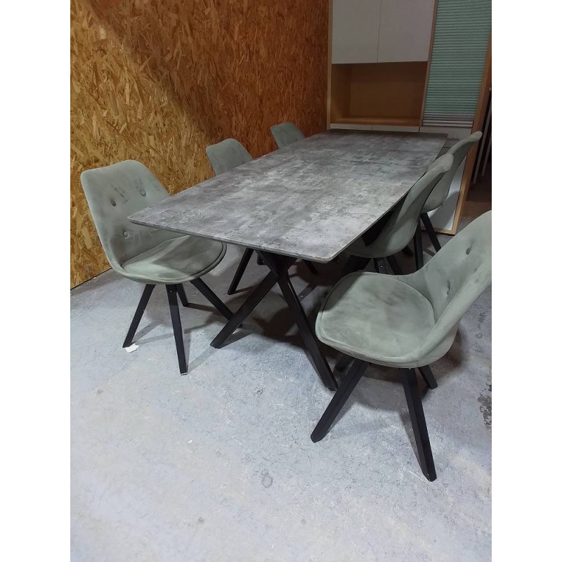 LOT DE 6 CHAISES 