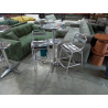 TABLE  EXTERIEUR HAUTE + 2 TABOURET 