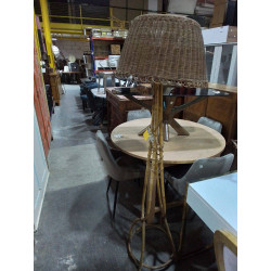LAMPADAIRE ROTIN 