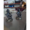 2 STATUETTES EN L’ÉTAT 