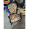 FAUTEUIL TISSU BOIS EN L’ETAT 