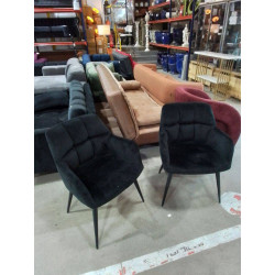 PAIRE DE FAUTEUILS TISSU 