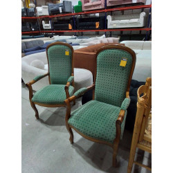 FAUTEUIL VOLTAIRE VERT