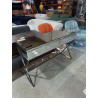 CONSOLE 2 TIROIRS MIROIR