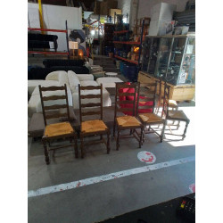 LOT DE 6 CHAISES 